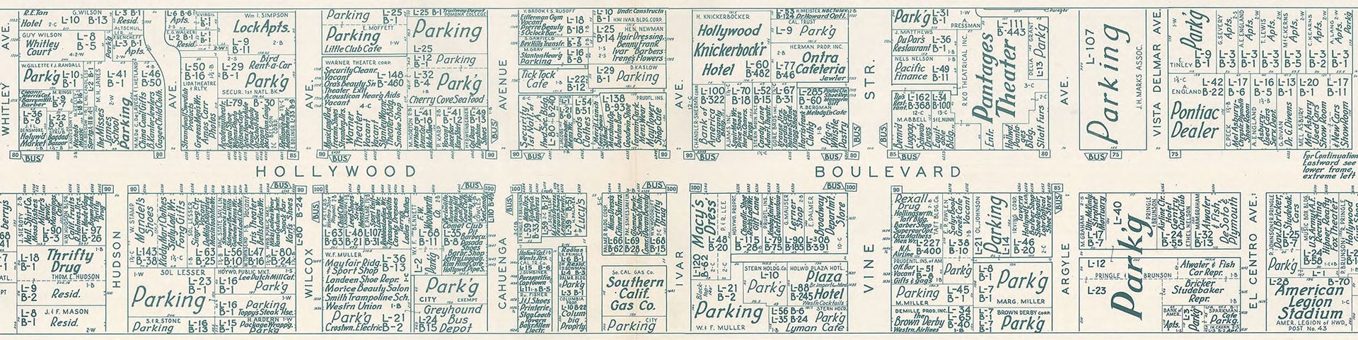 Nirenstein Atlas, Hollywood, 1956
